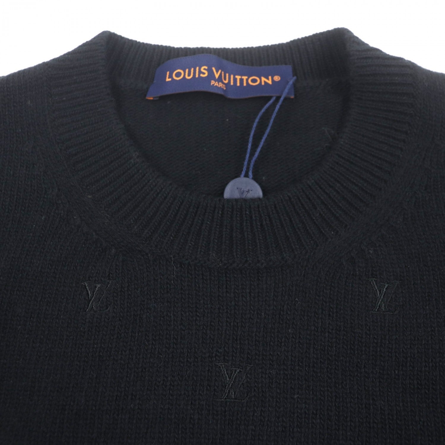 Louis Vuitton sweater M Wool Black Apparel