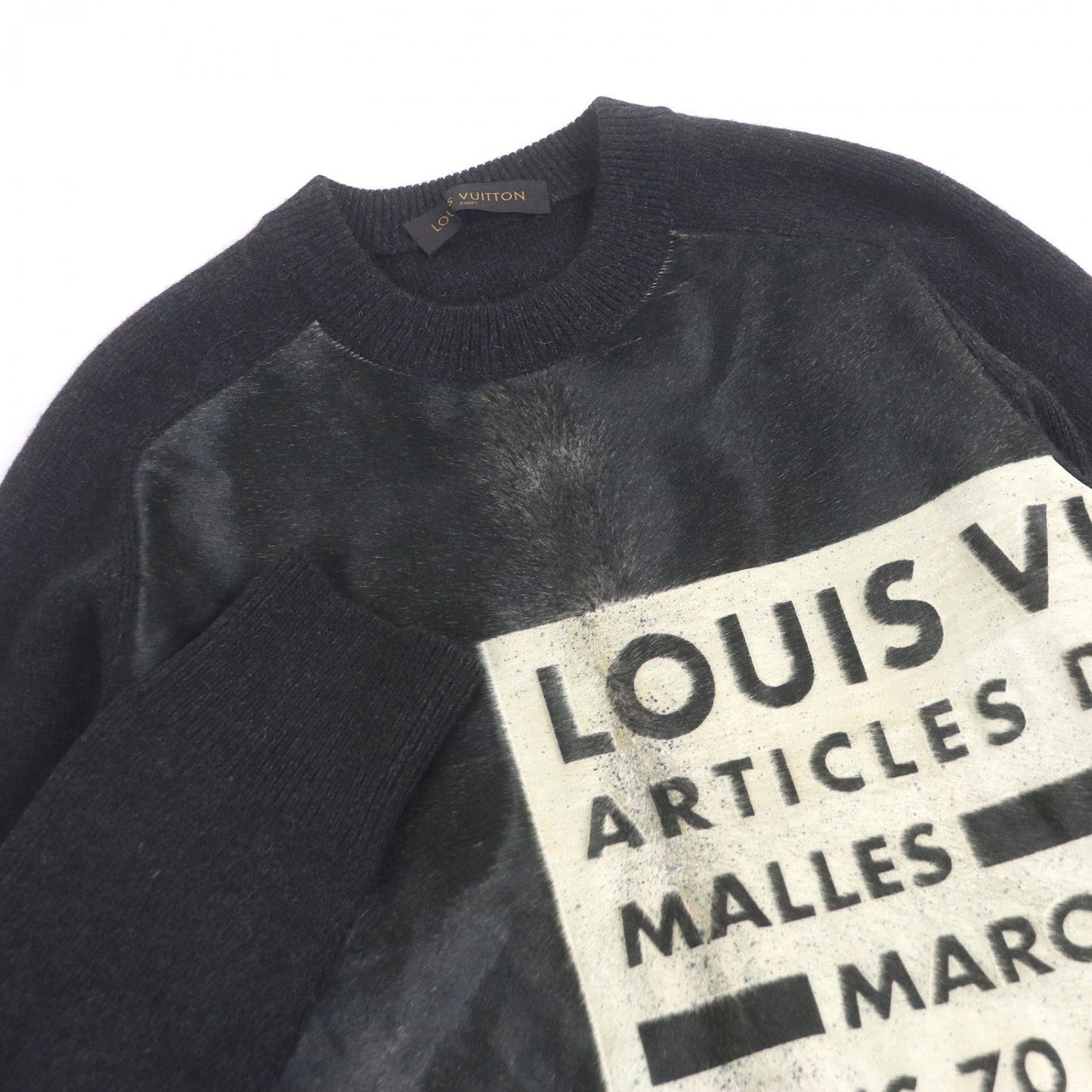 Louis Vuitton sweater Cowhide Dark L Brown Apparel