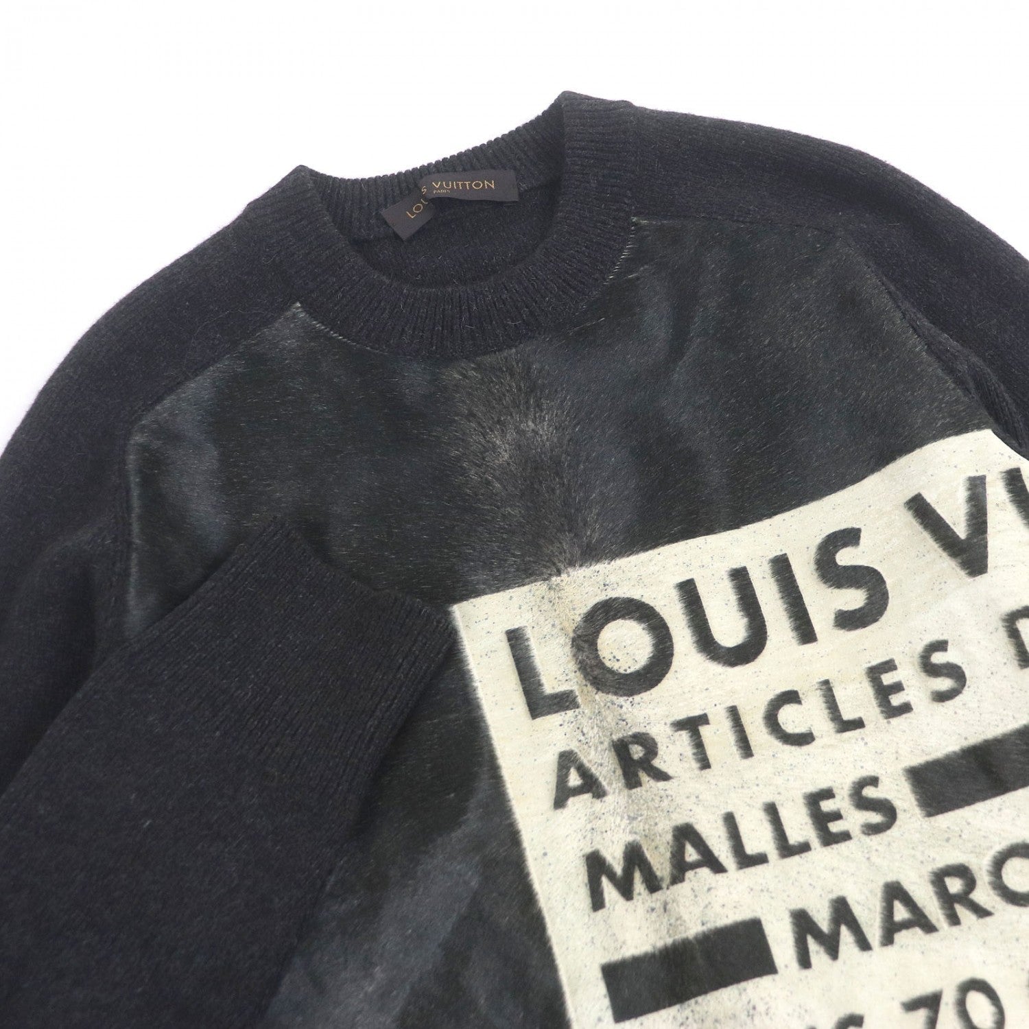 Louis Vuitton sweater Cowhide Dark L Brown Apparel