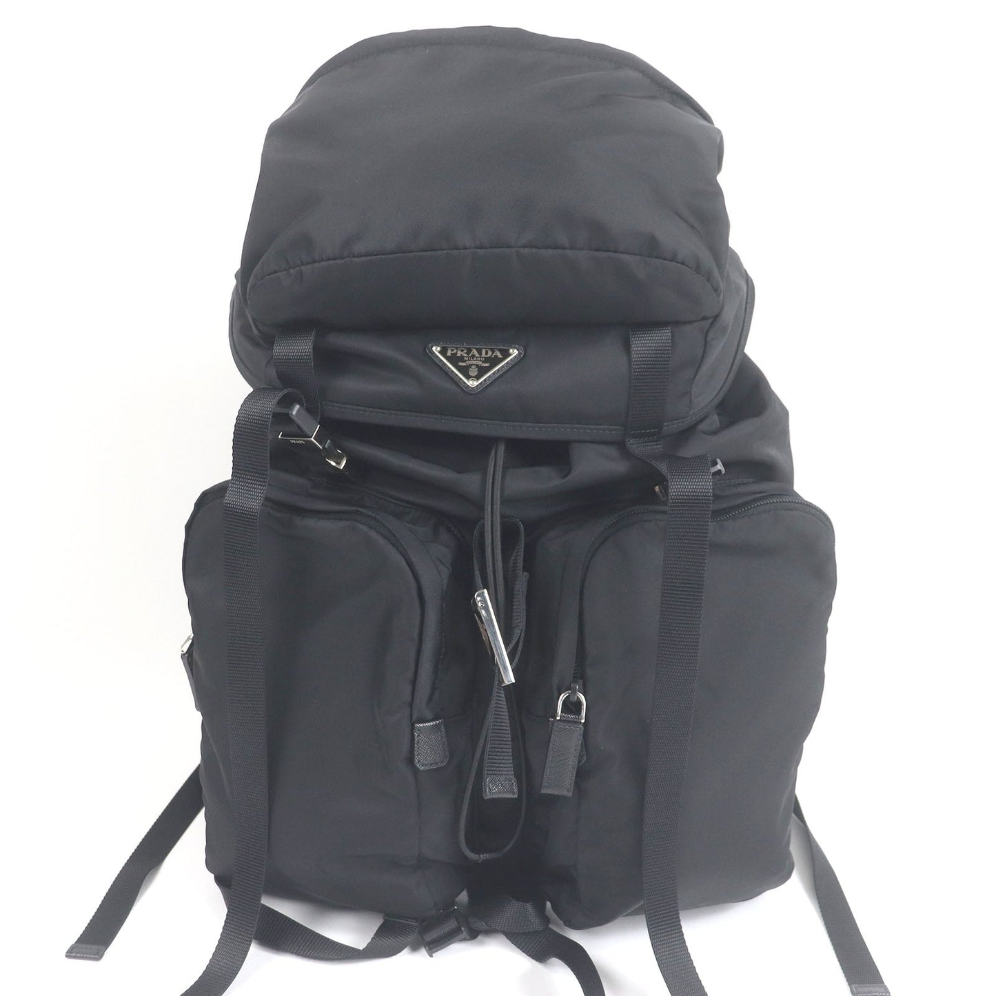 Prada Re Backpack Leather Nylon Saffiano