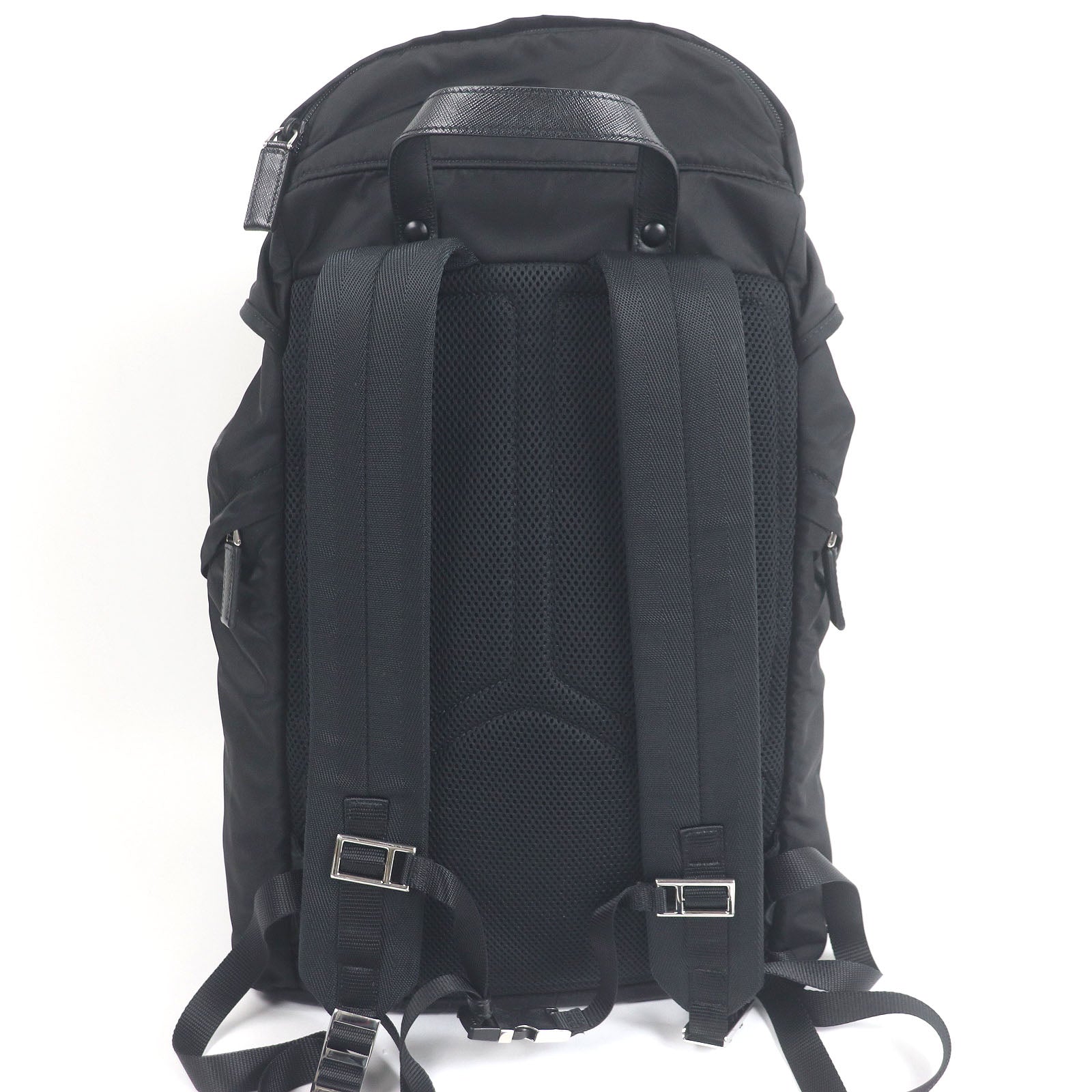 Prada Re Backpack Leather Nylon Saffiano