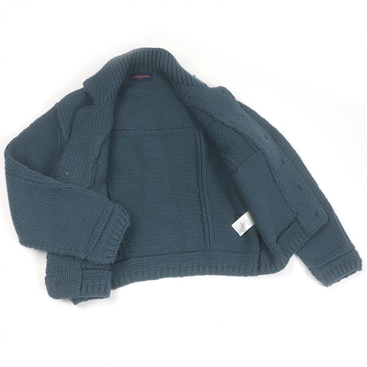 Louis Vuitton Jacket XL Wool Blue Green Apparel