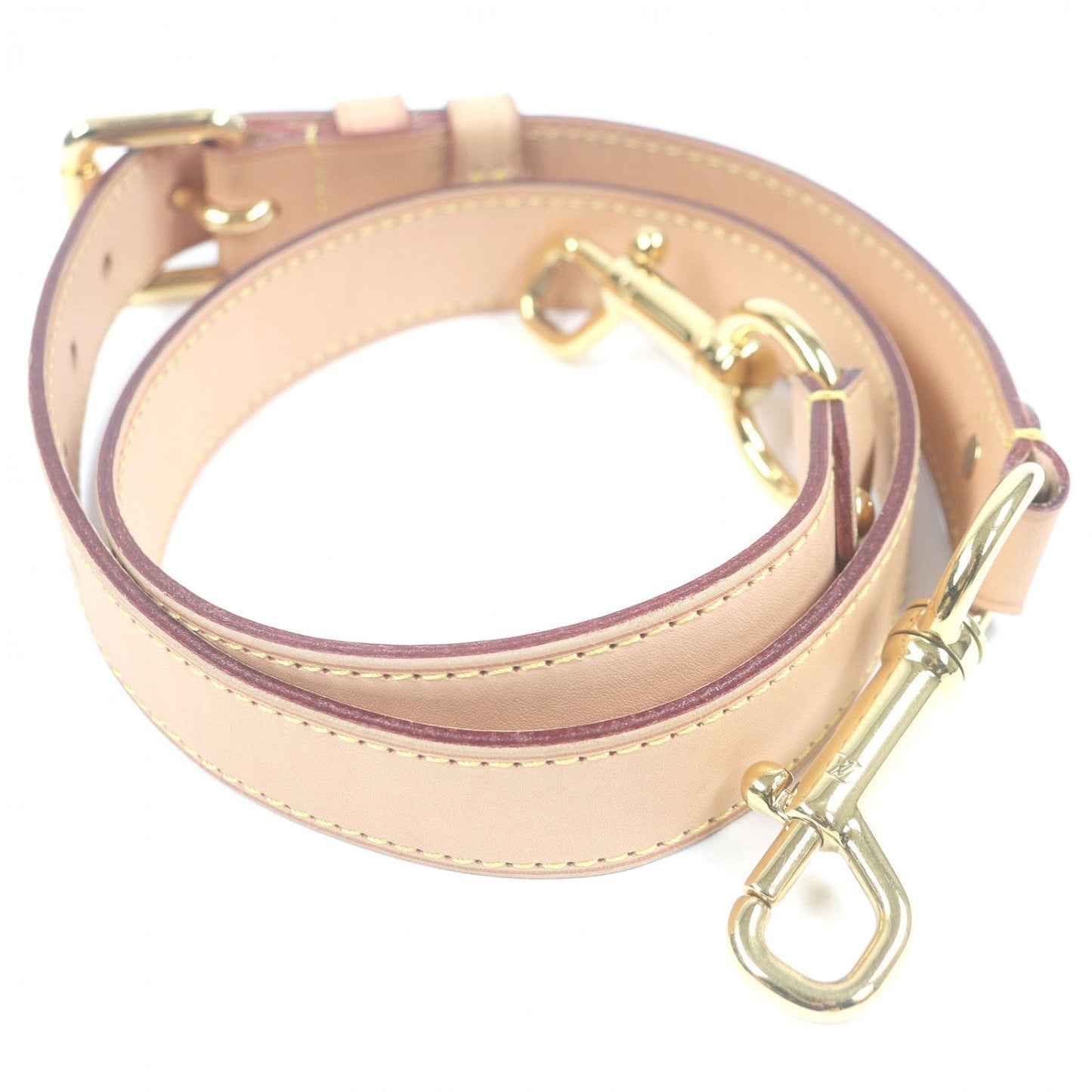 Louis Vuitton strap Nume Leather Beige Gold Shoulder Bag