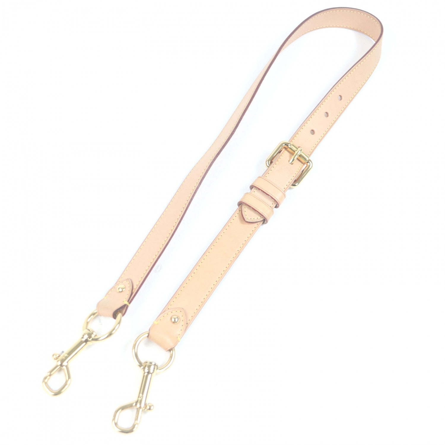 Louis Vuitton strap Nume Leather Beige Gold Shoulder Bag