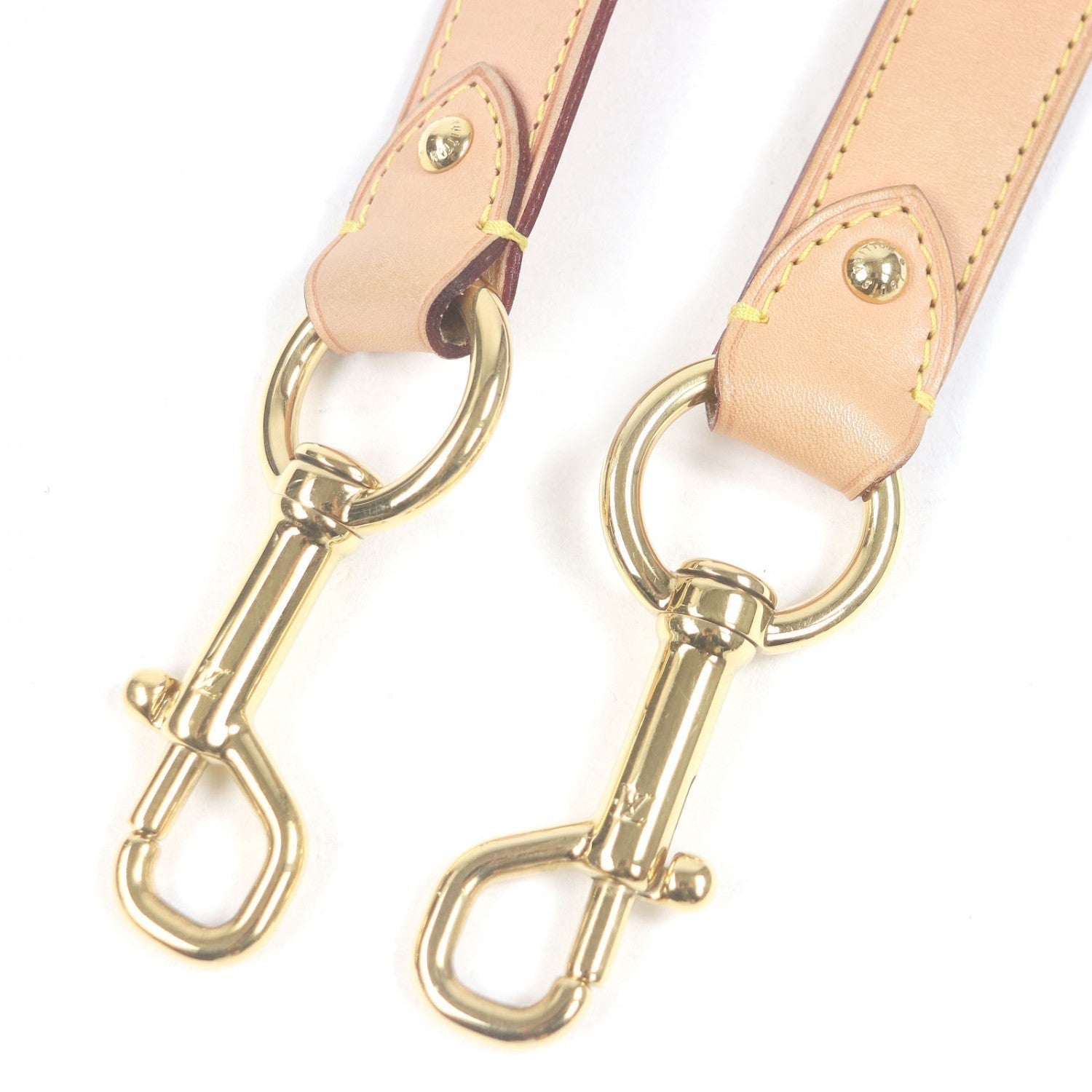 Louis Vuitton strap Nume Leather Beige Gold Shoulder Bag