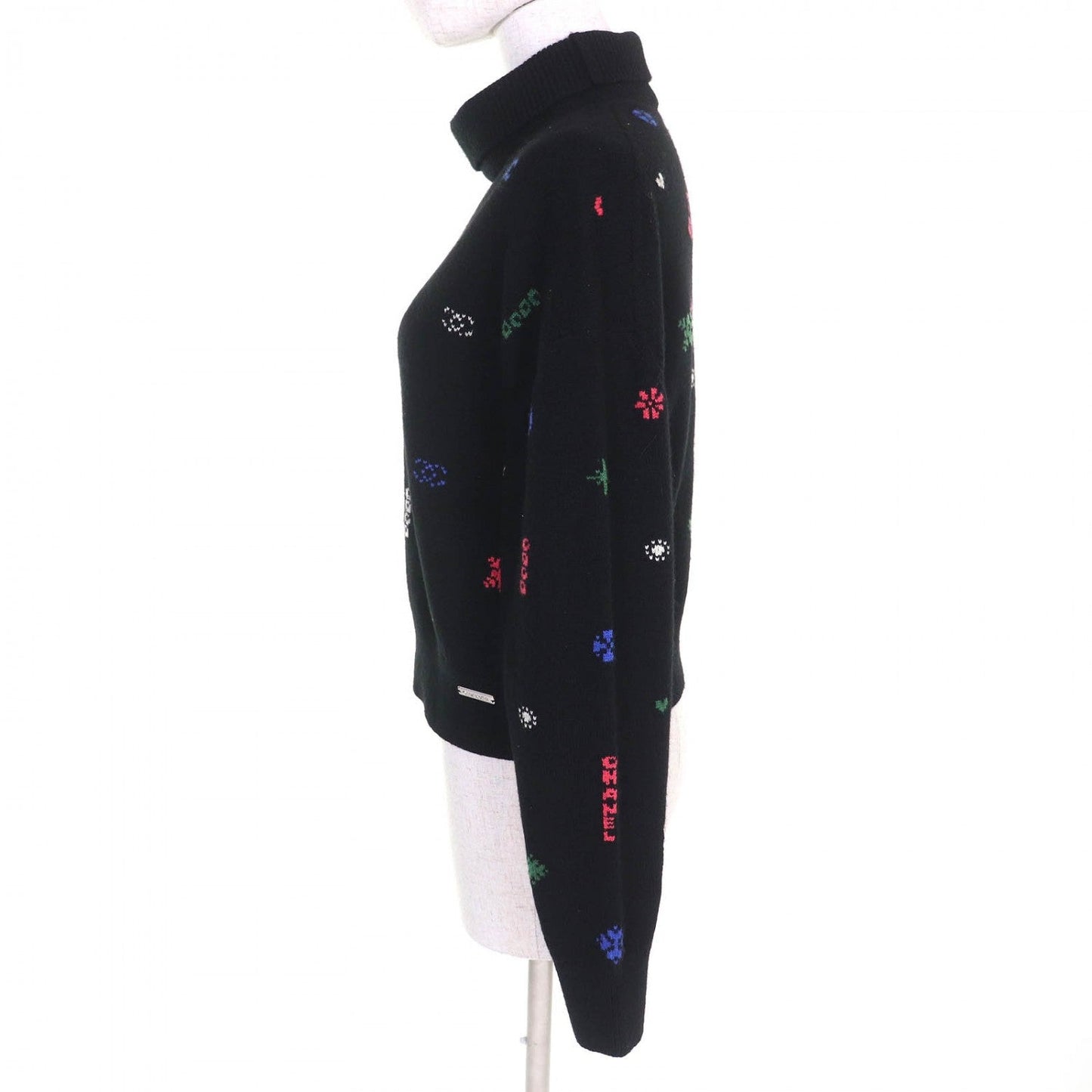Chanel knit 21N cashmere 36 Multicolor Black Handbag
