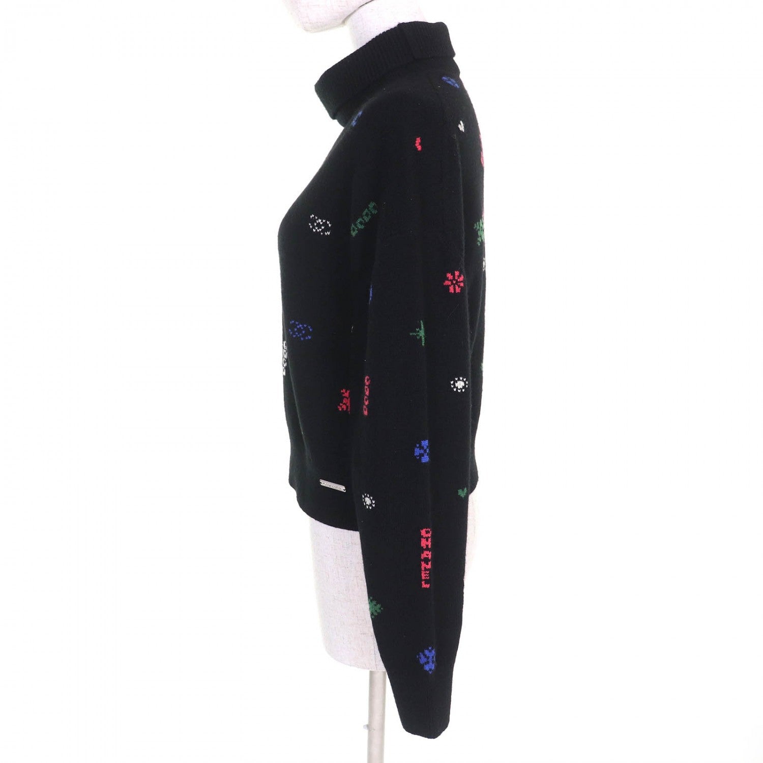 Chanel knit 21N cashmere 36 Multicolor Black Handbag