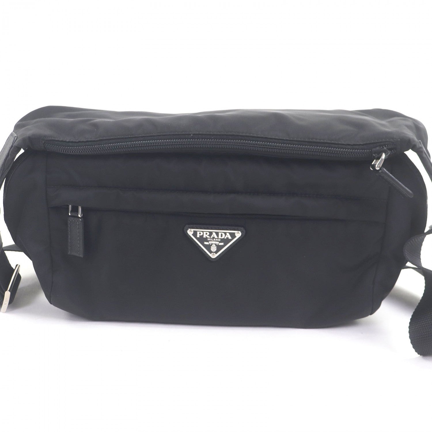 Shoulder Bag Recycled Polyamide Black