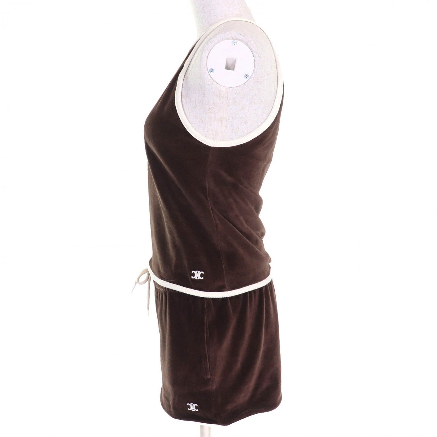 Setup Cotton Chocolate Ecru S Handbag Travel Bag