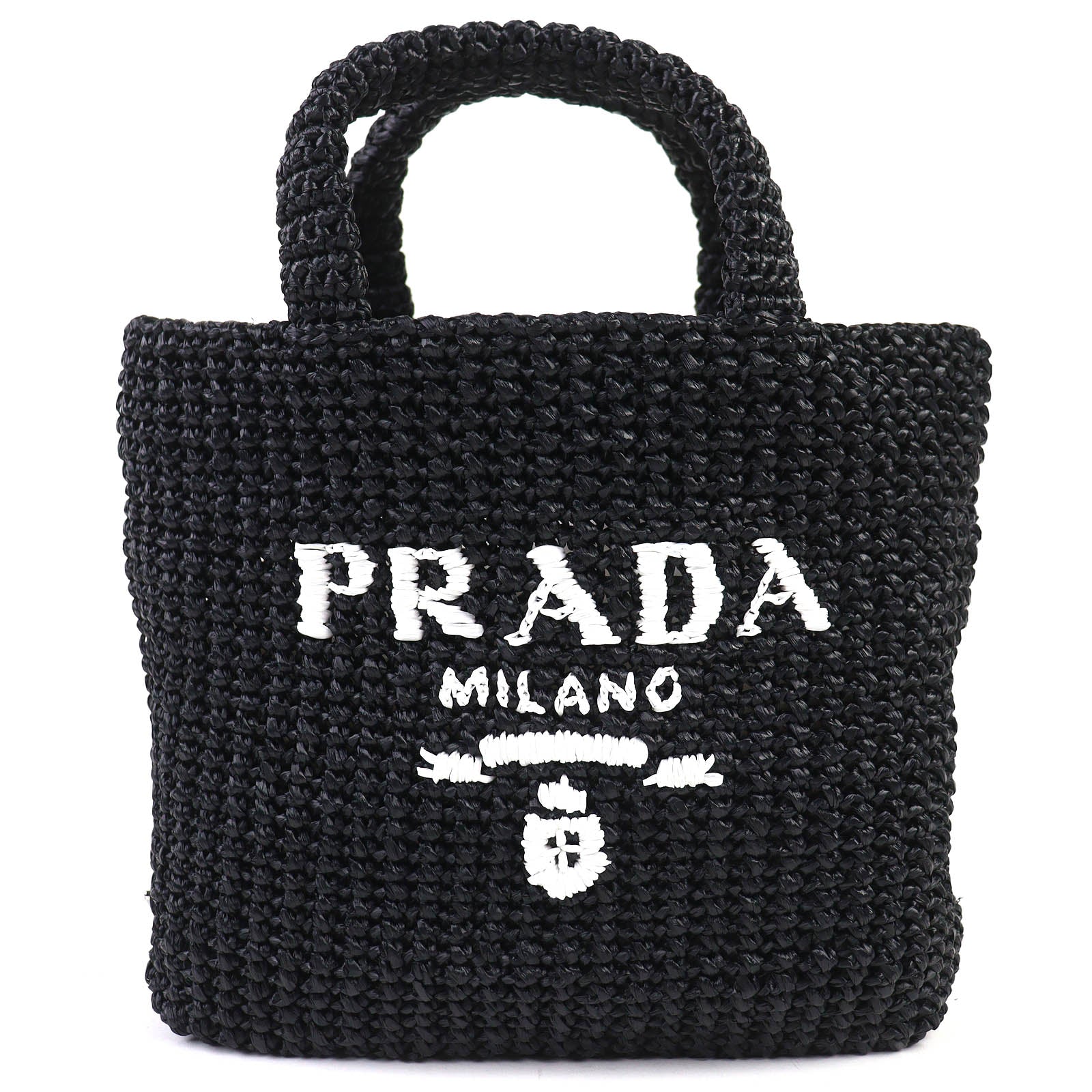 Prada 1Bg422 Tote Bag Raffia