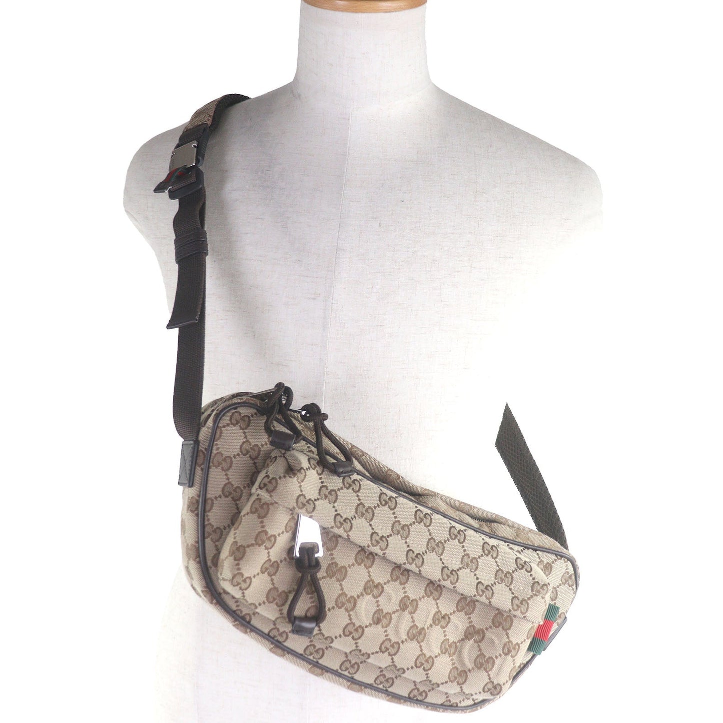 Gucci Sling Bag Canvas Crossbody Bag Bag 2