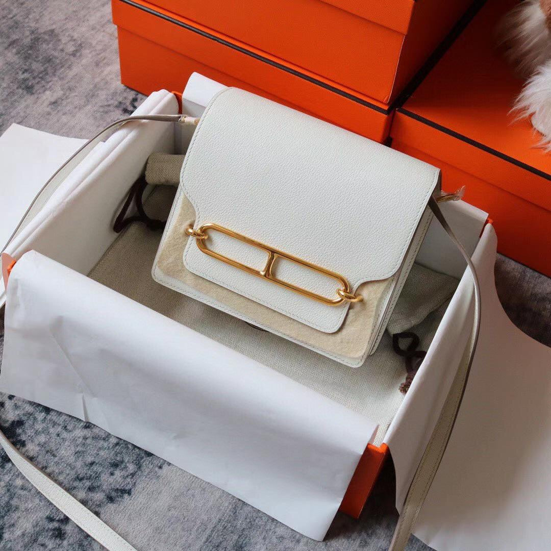 Top Quality Evercolor Sac Roulis For Women White Shoulder Bag