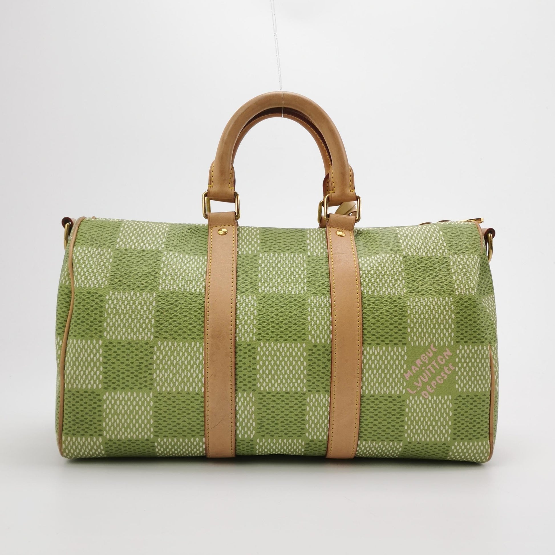 Louis Vuitton by Tyler Creator Golf Keepall Damier Green Travel Bag