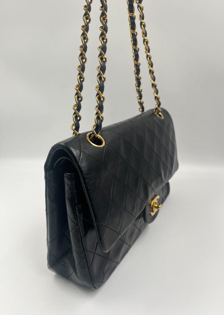 Chanel Classic Double Flap Bag with 24k gold plated hardware