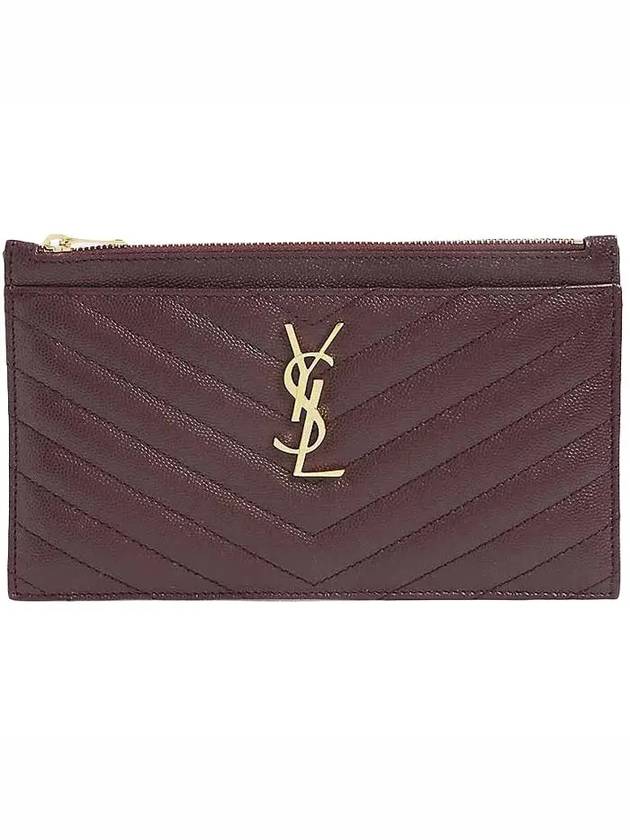 YSL Saint Laurent Trending Clutch Bag Dark Quilted Monogram
