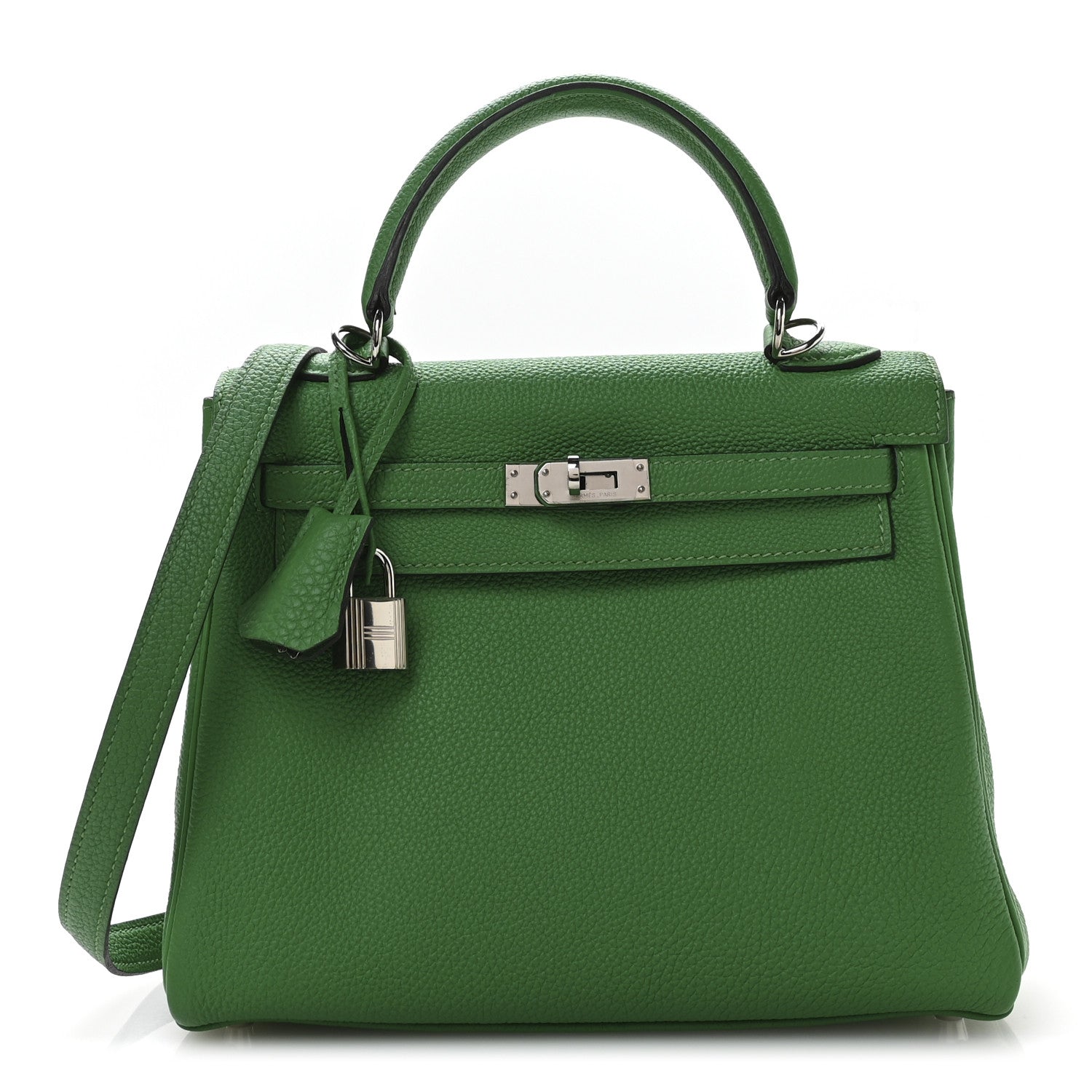 Hermes Togo Kelly Retourne Bambou Handbag Travel Bag