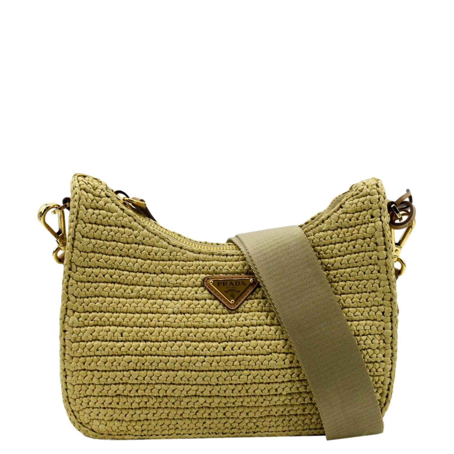 Re Edition Shoulder Bag Raffia Beige