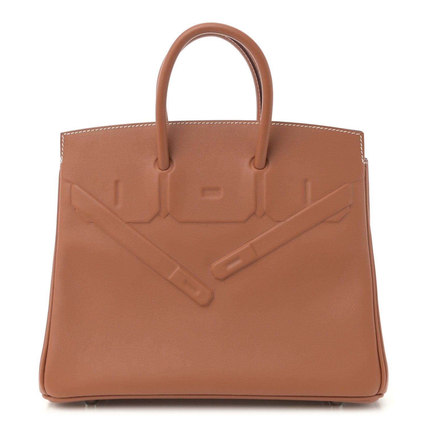 Hermes Swift Birkin Shadow Handbag Gold Travel Bag