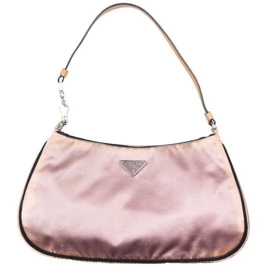 Prada Shoulder Bag Baguette 2 Purple Mini