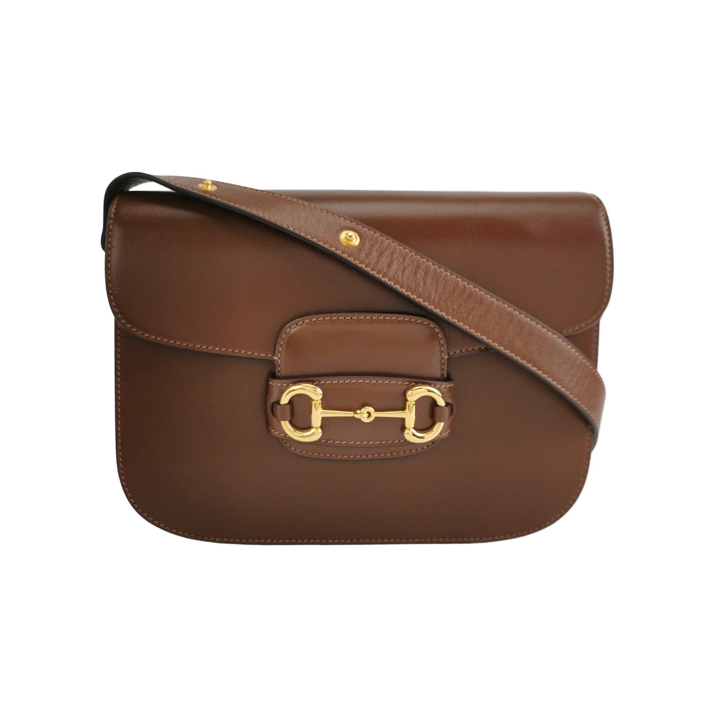 Gucci Horsebit Caramel Leather Brown Small Shoulder Bag Leather 8