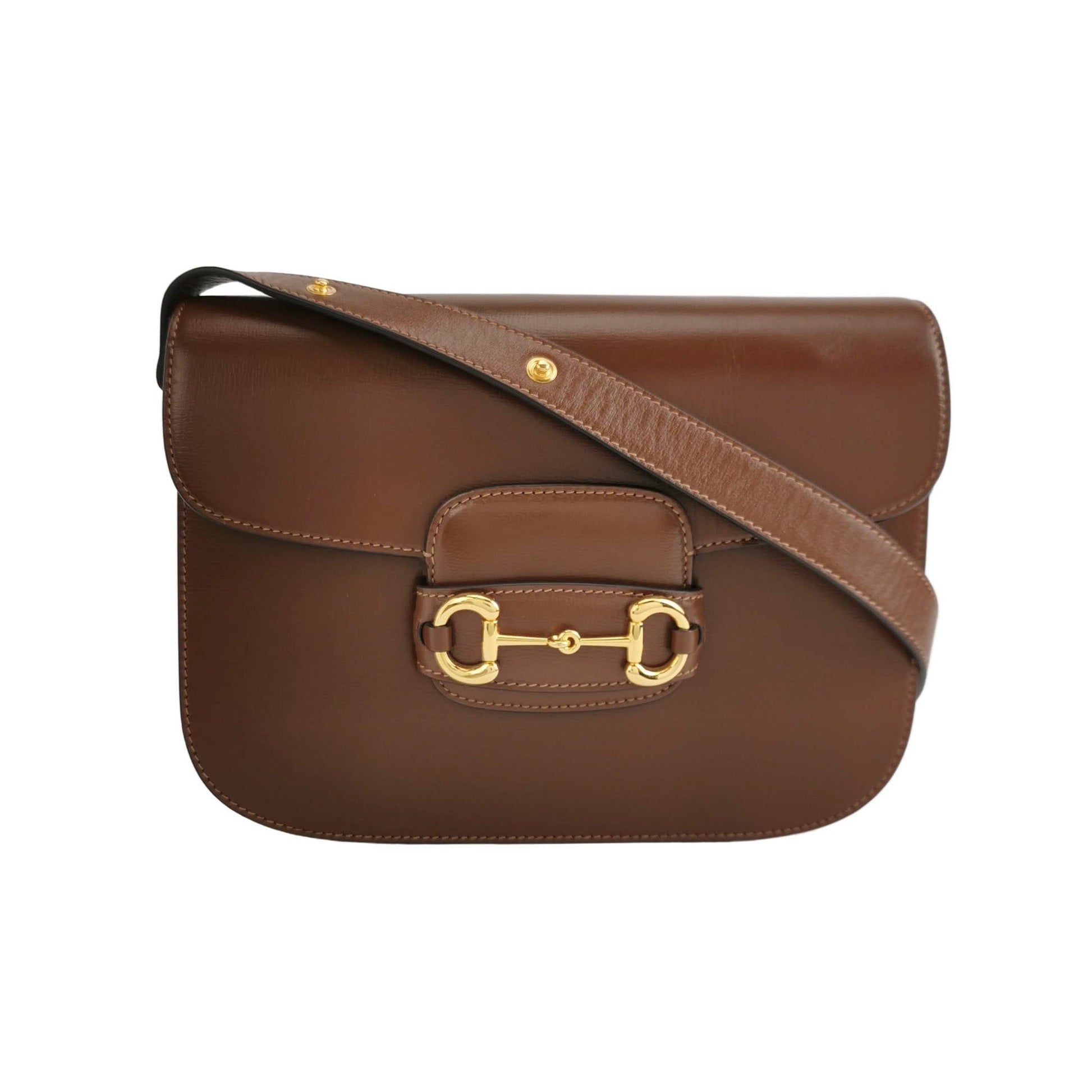 Gucci Horsebit Caramel Leather Brown Small Shoulder Bag Leather 8