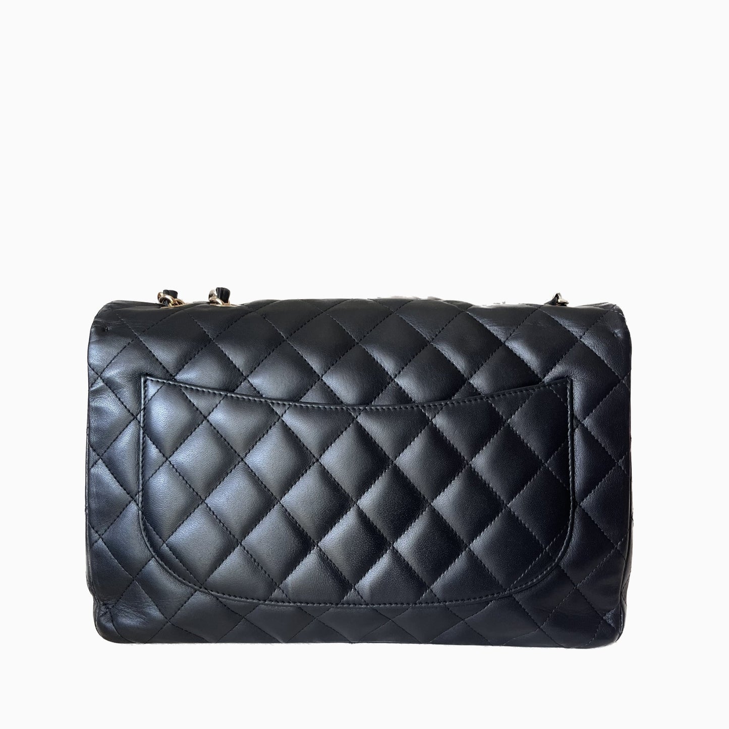 Chanel Timeless Classic Flap Hardware Black Gold Handbag