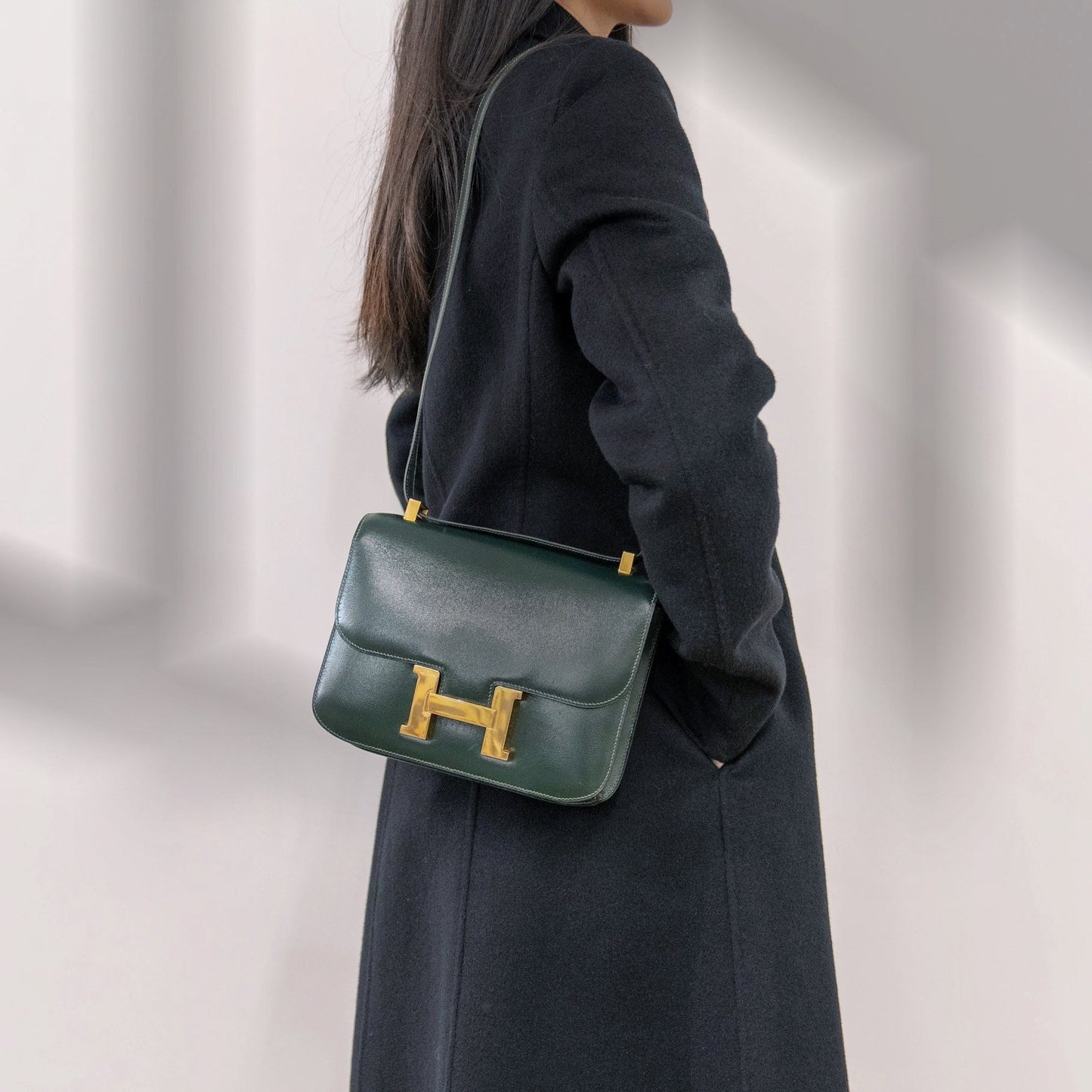 Hermes Luxury Constance Handbag Travel Bag
