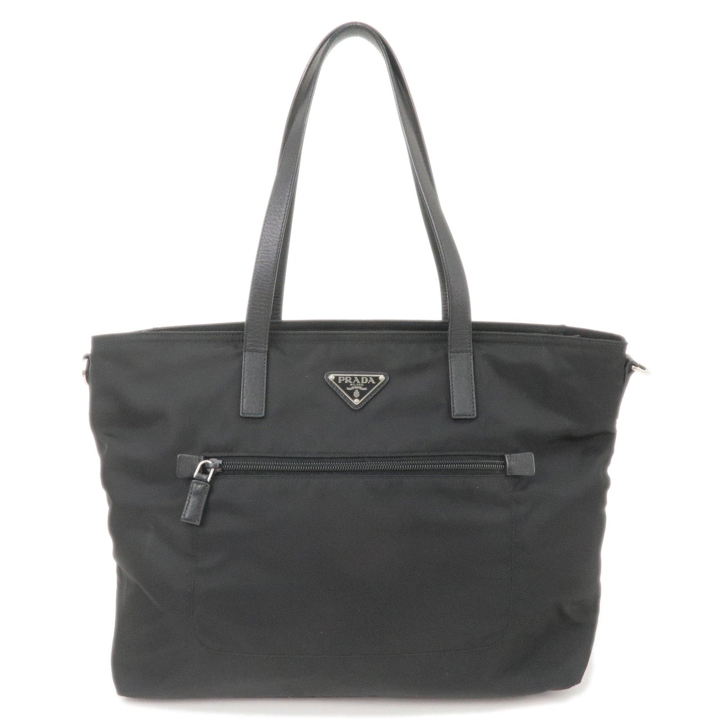 Prada Prada Logo Nylon Leather Tote Bag Shoulder Bag Br4842 36725 9