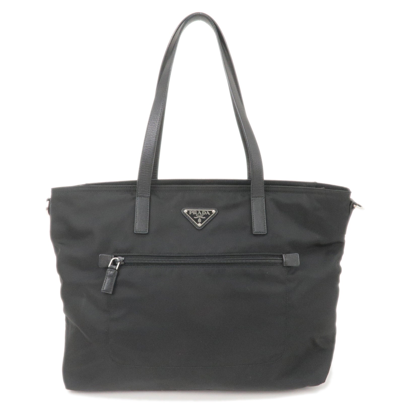 Prada Prada Logo Nylon Leather Tote Bag Shoulder Bag Br4842 36725 9