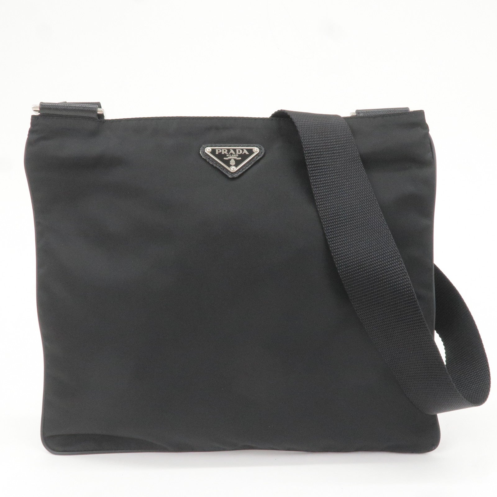 Prada Prada Nylon Leather Shoulder Bag Cross Body Bag Crossbody Bag