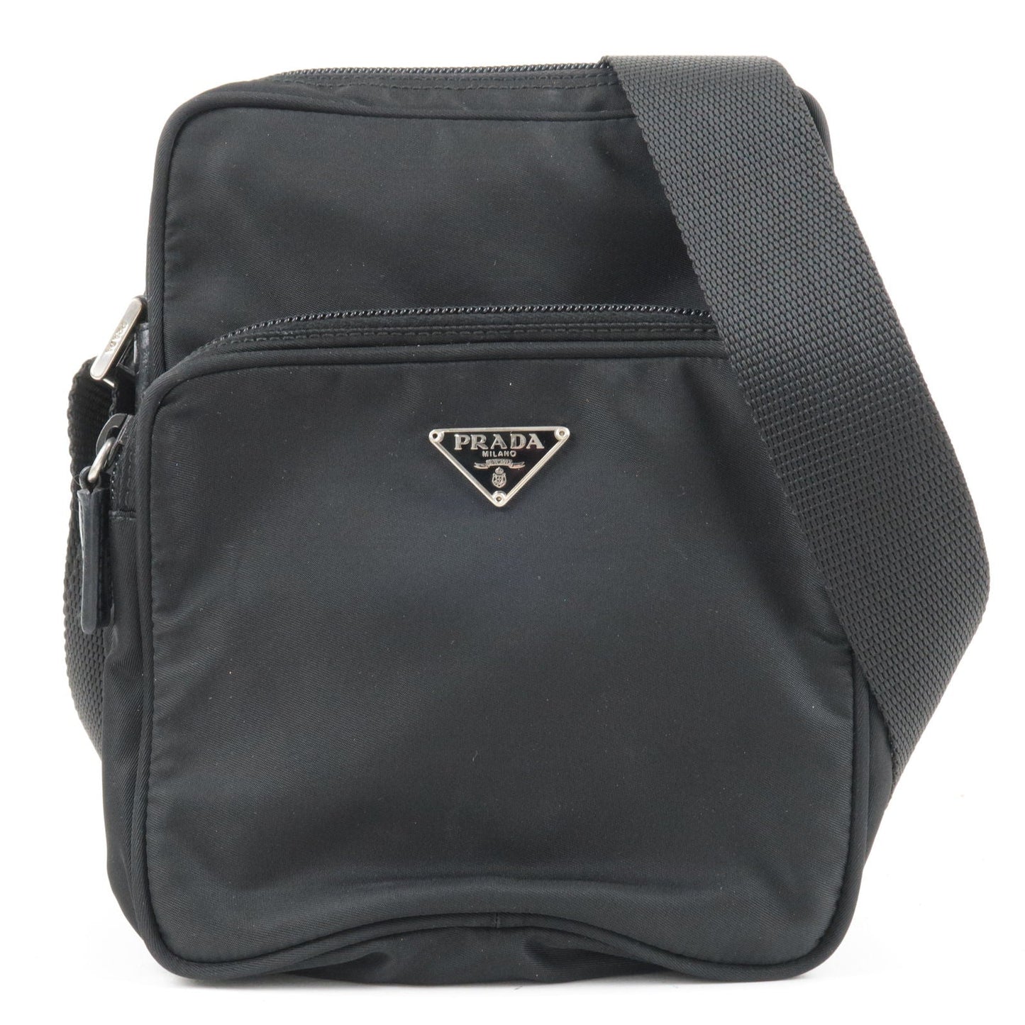 Prada Prada Logo Nylon Leather Shoulder Bag Nero Black Bt0169 36179 5