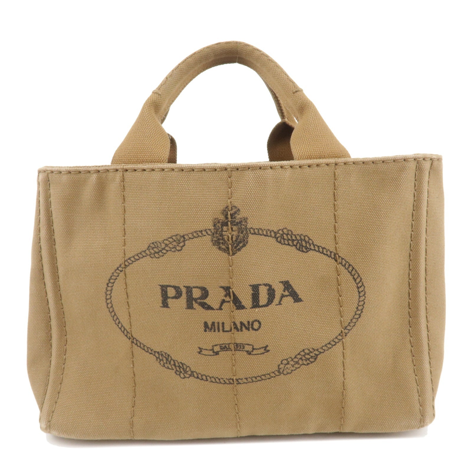 Prada Prada Canapa Mini Canvas 2Way Bag Shoulder Bag B2439G 36857 2