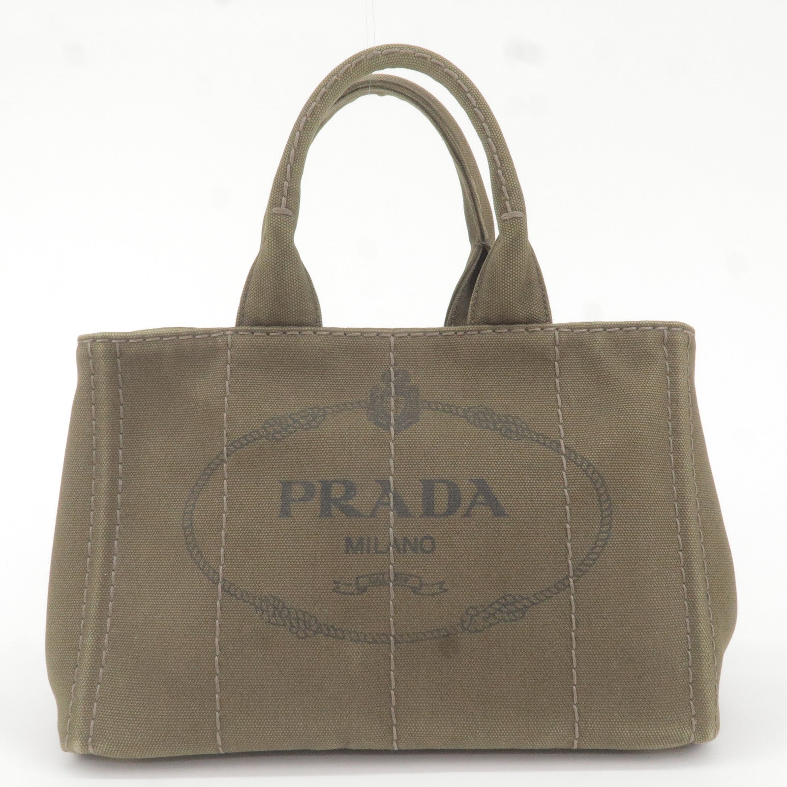 Prada Prada Canapa Mini Canvas 2Way Bag Shoulder Bag Bn2439 36081 15