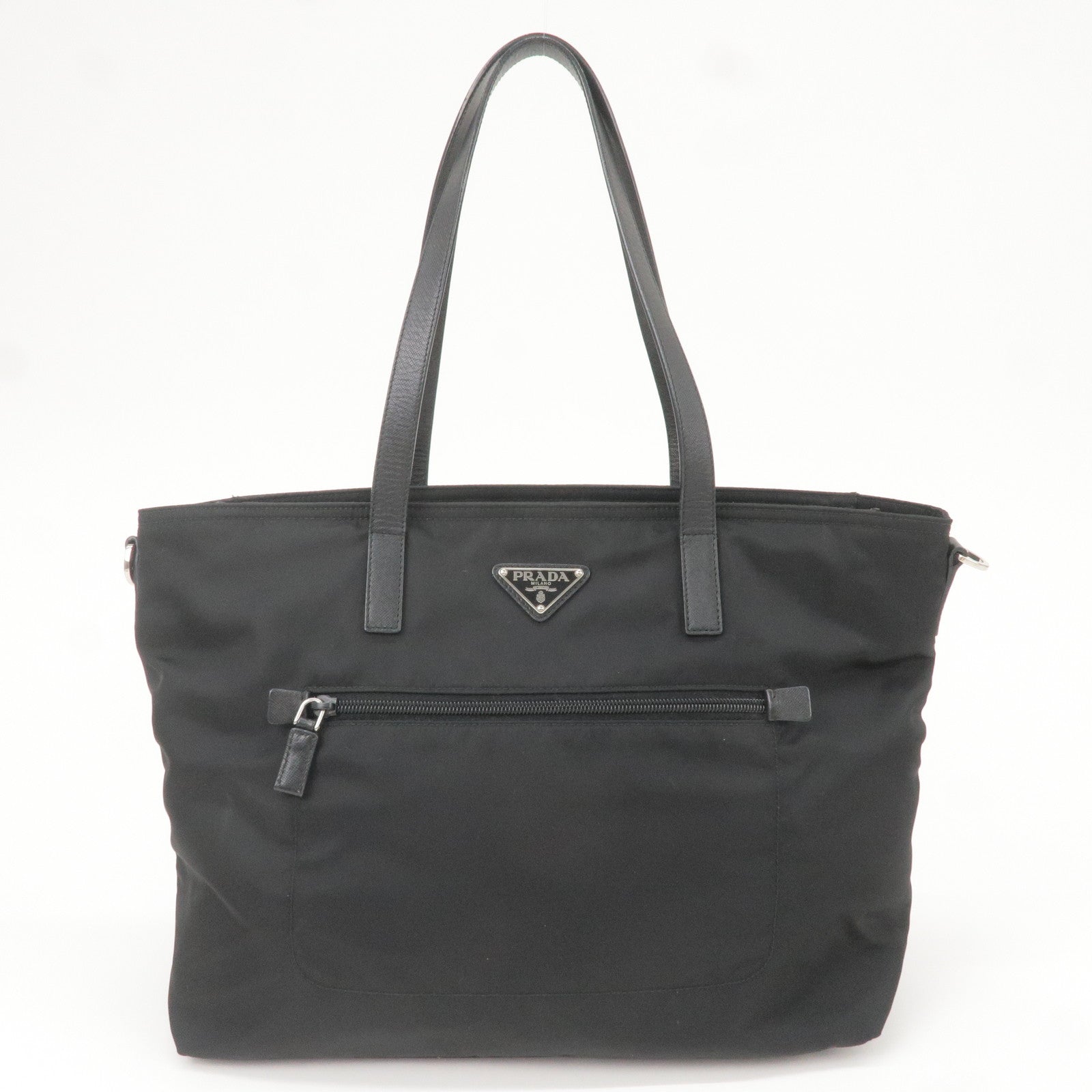 Prada Prada Logo Nylon Leather Tote Bag Shoulder Bag Br4842 36725 9