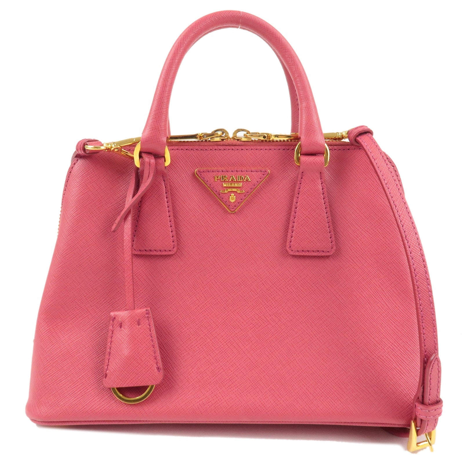 Prada Prada Logo Leather 2Way Hand Bag Shoulder Bag