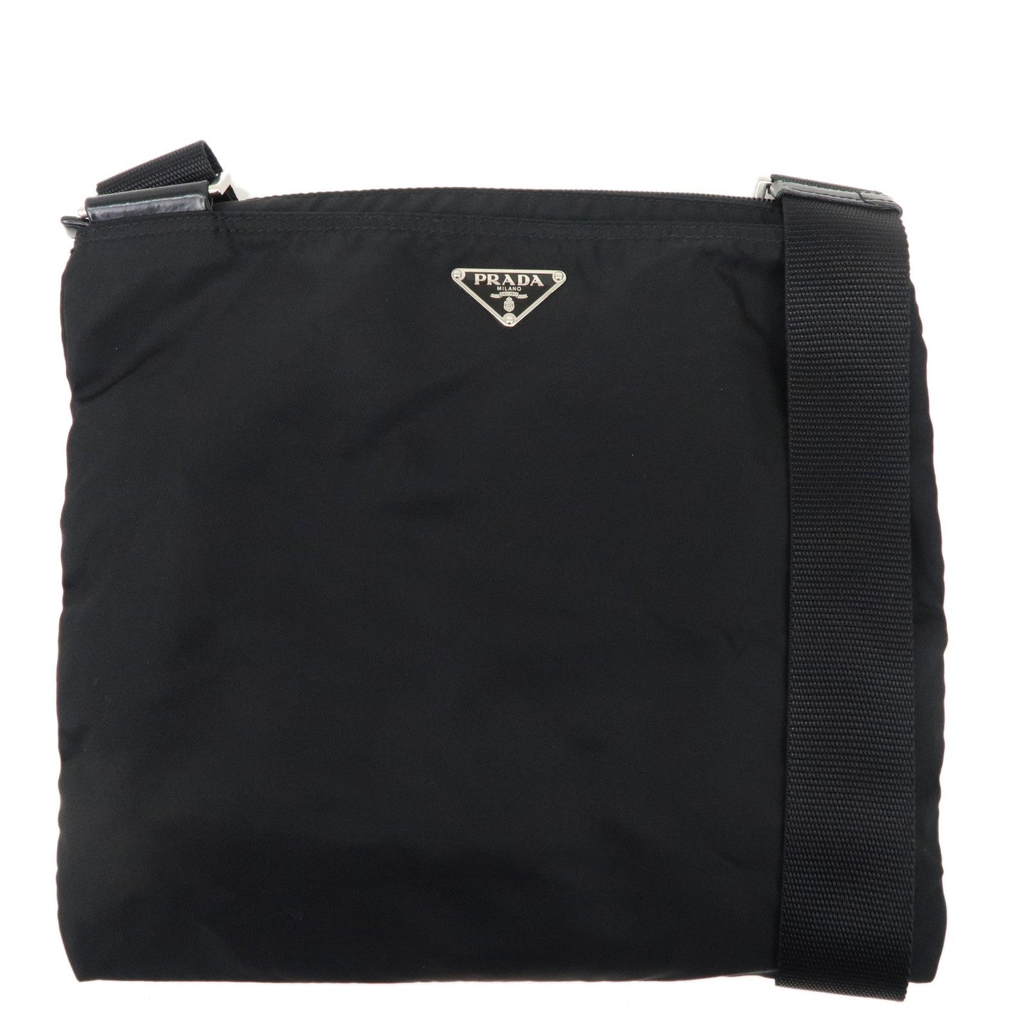 Prada Prada Logo Nylon Leather Shoulder Bag Nero Black Bt0175 36827 8