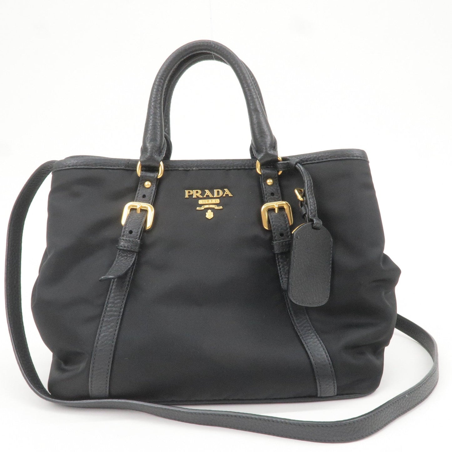 Prada Prada Nylon Leather 2Way Bag Tote Bag Hand