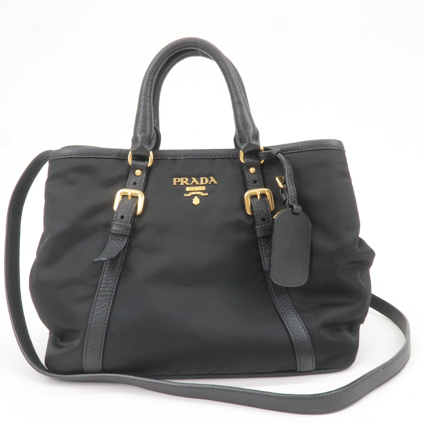 Prada Prada Nylon Leather 2Way Bag Tote Bag Hand
