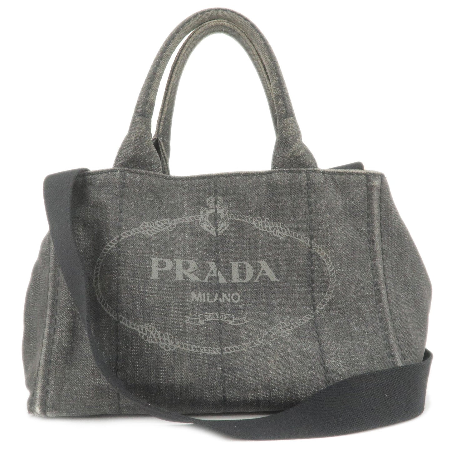 Prada Prada Logo Mini Canapa 2Way Bag Hand Bag Travel Bag