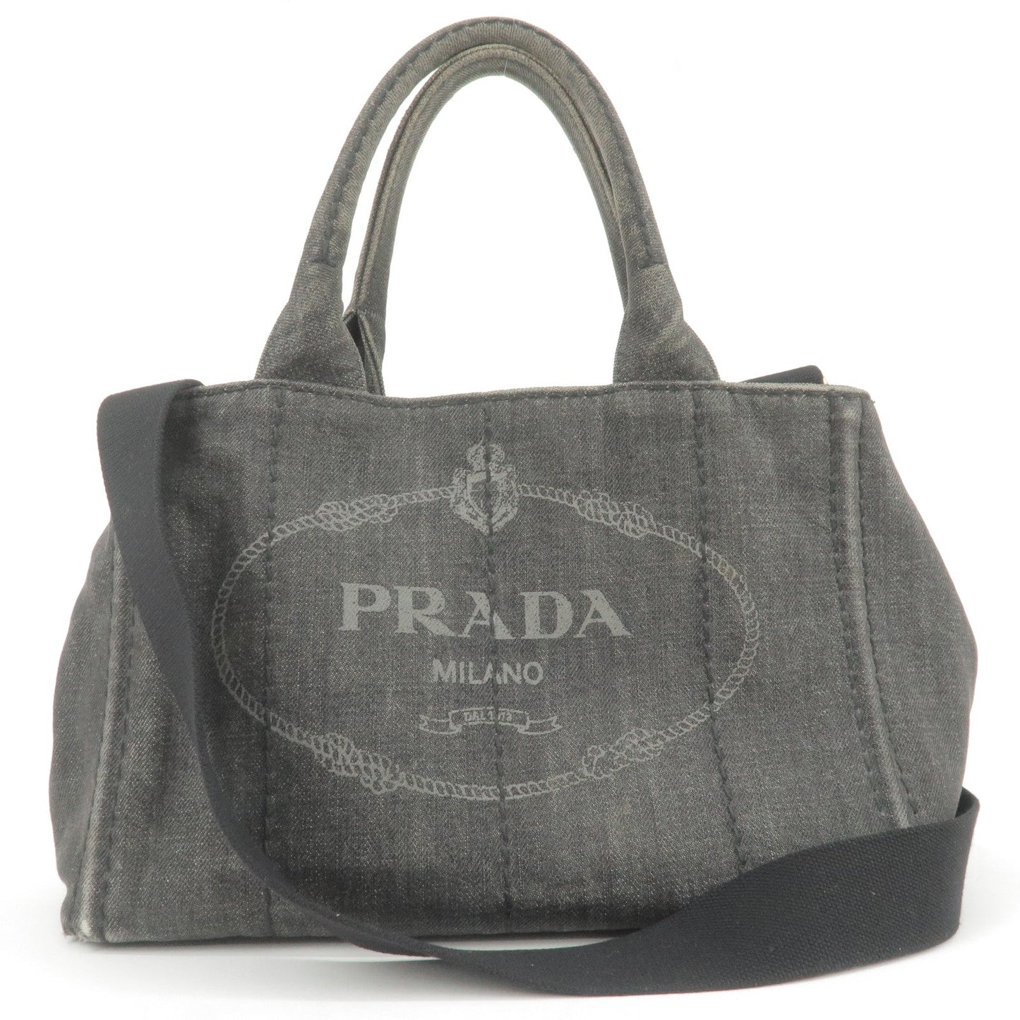 Prada Prada Logo Mini Canapa 2Way Bag Hand Bag Travel Bag
