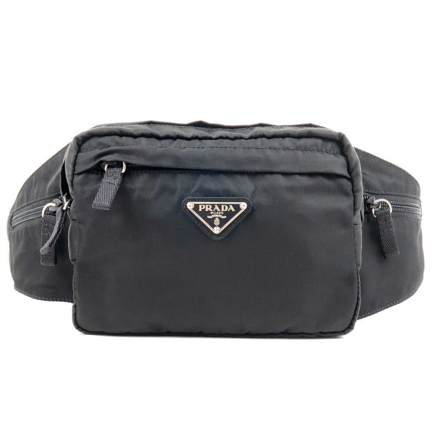 Prada Prada Logo Nylon Leather Waist Bag Fanny Pack Travel Bag V210 36676 13
