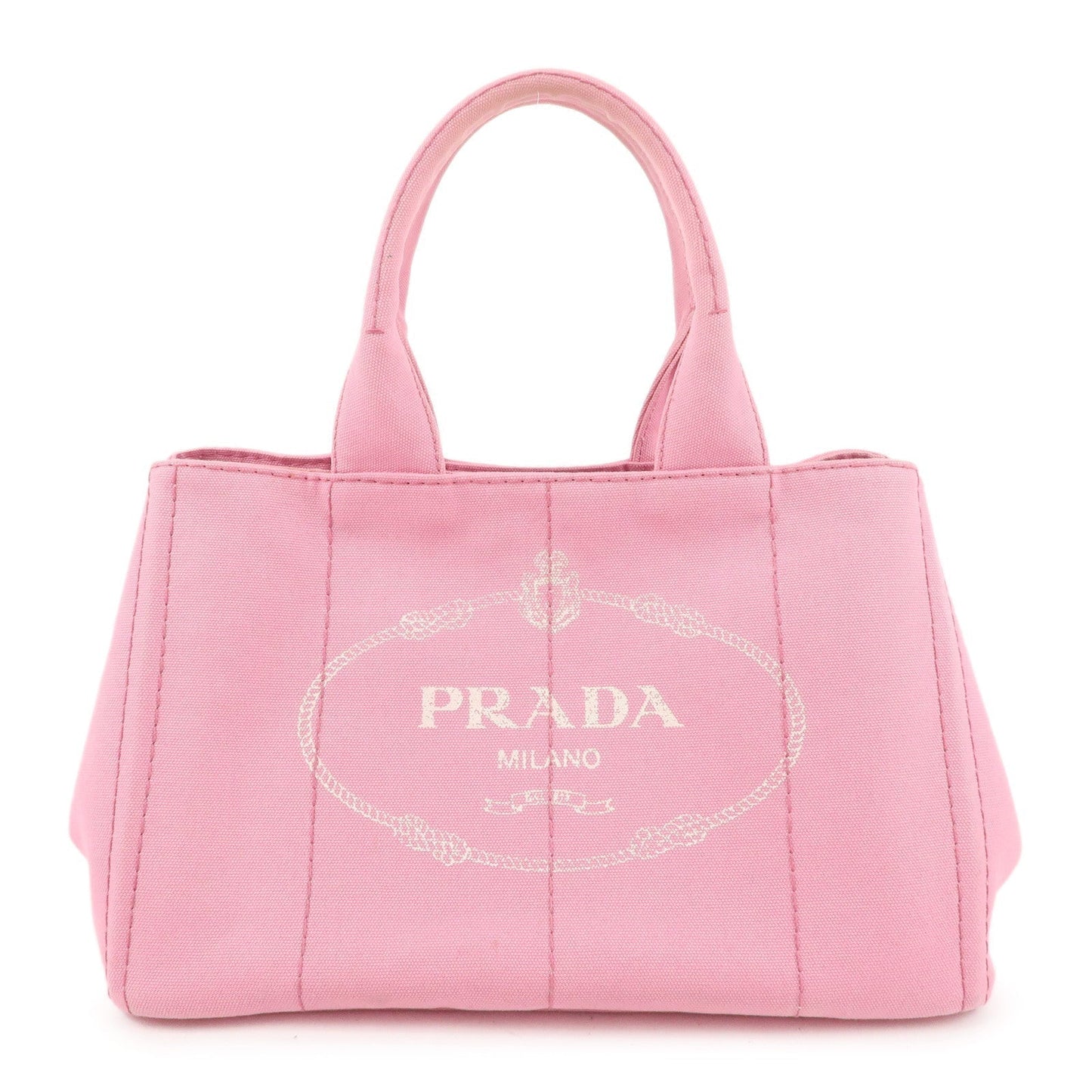 Prada Prada Logo Canvas Canapa Tote Bag Shoulder Bag