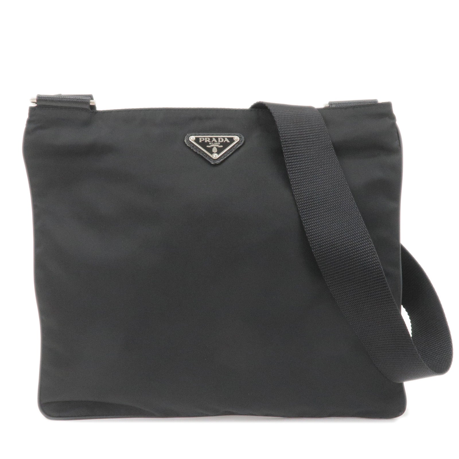 Prada Prada Nylon Leather Shoulder Bag Cross Body Bag Crossbody Bag