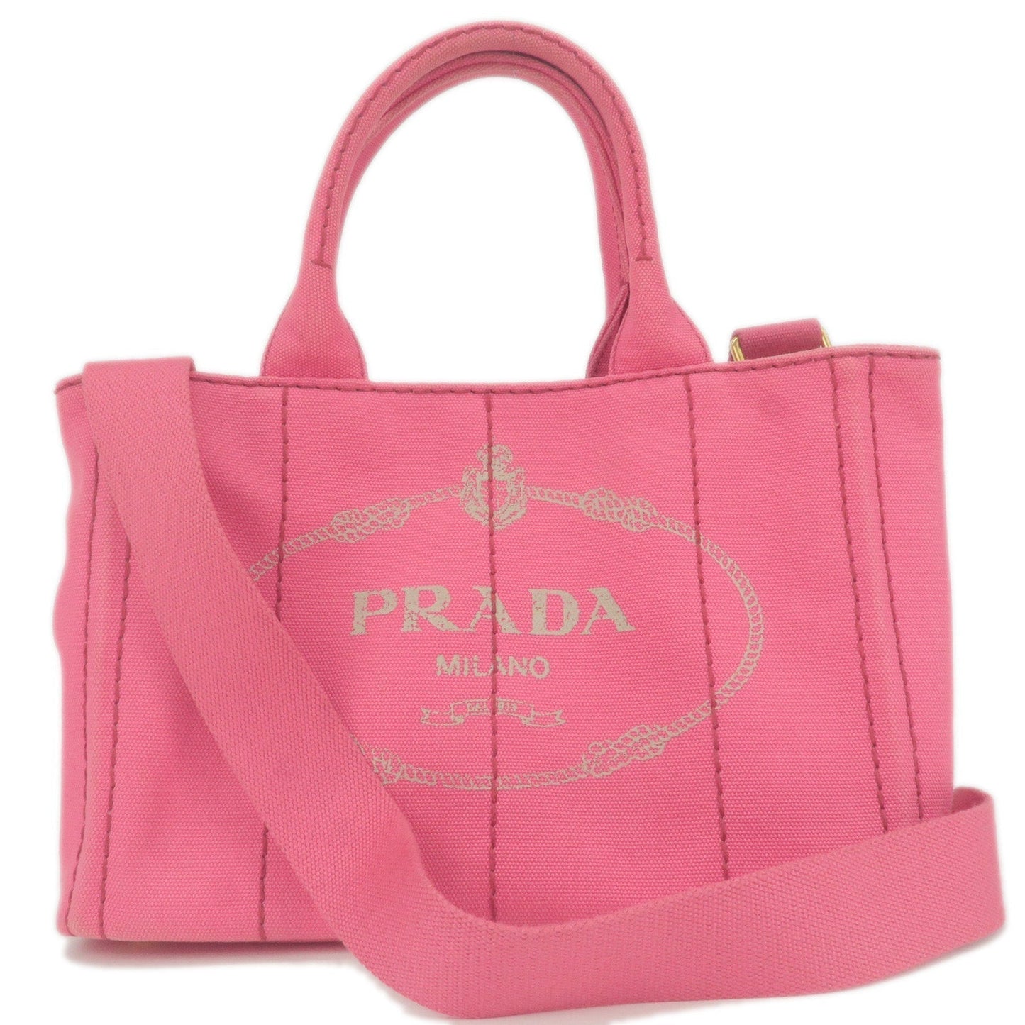 Prada Prada Canapa Mini Canvas 2Way Bag Shoulder Bag 1Bg439 35786 1