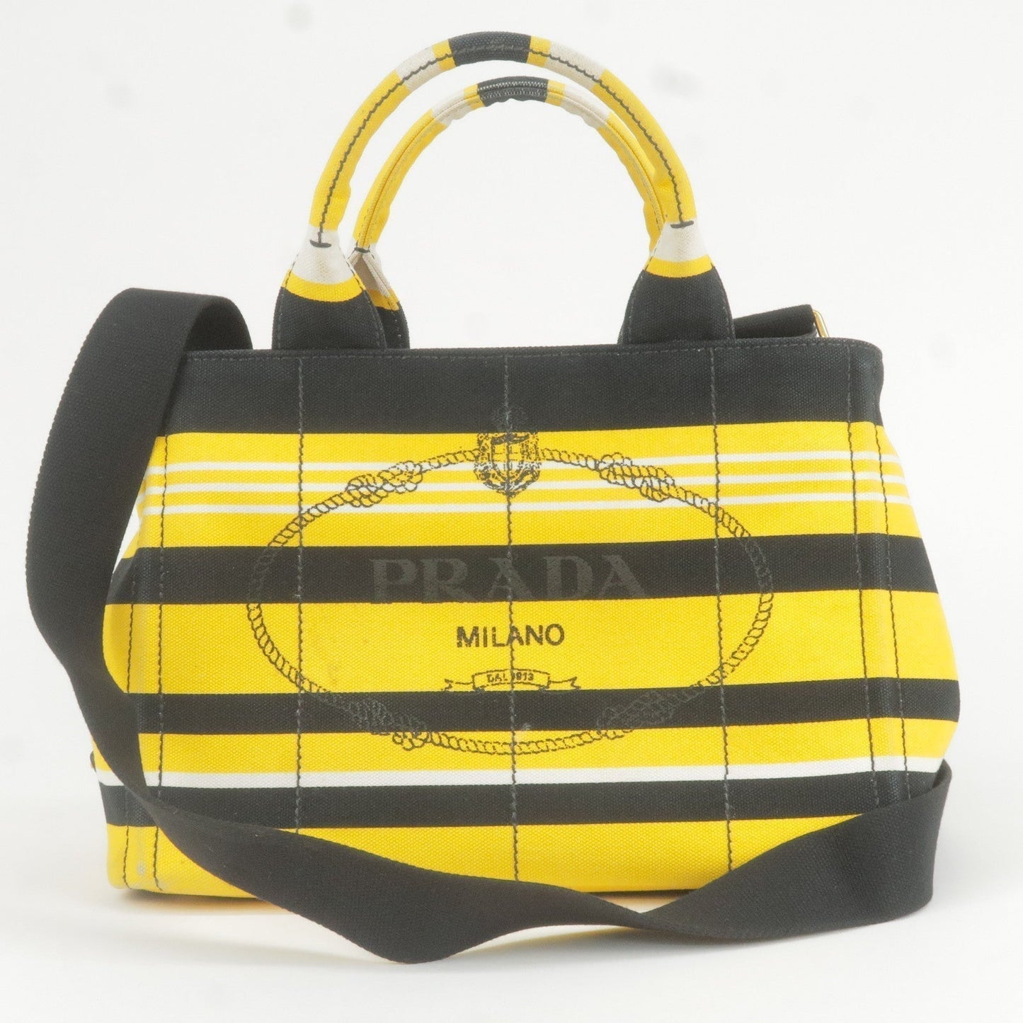 Prada Prada Canapa Mini Canvas 2Way Bag Shoulder Bag B2439B 35888 18