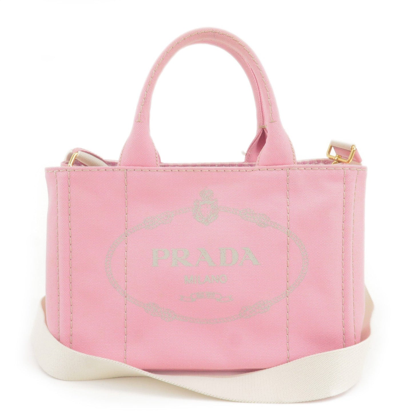 Prada Prada Canapa Mini Canvas 2Way Bag Shoulder Bag 1Bg439 36331 8