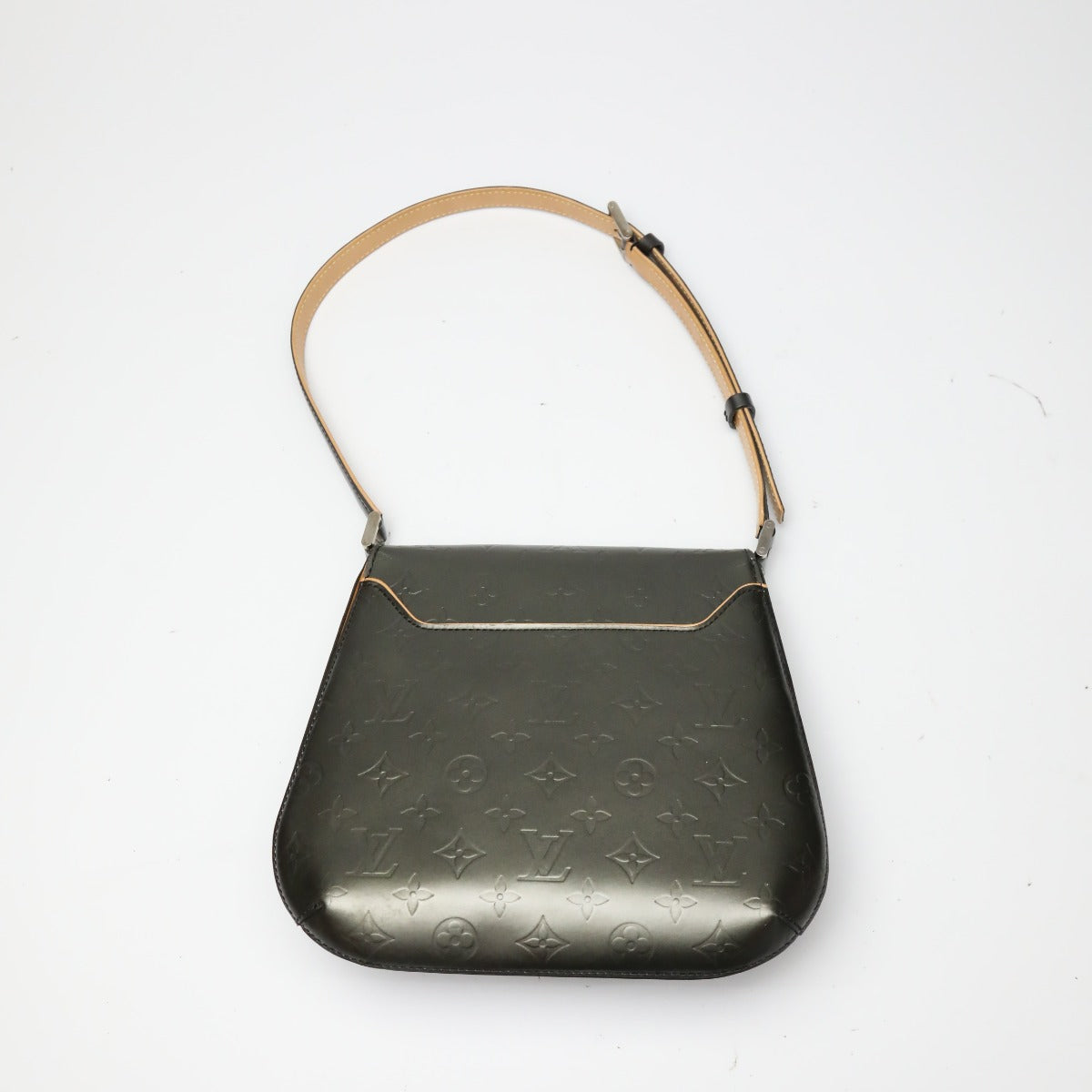 Louis Vuitton M55152 Matte Noir mat Webster Monogram Leather Shoulder Bag