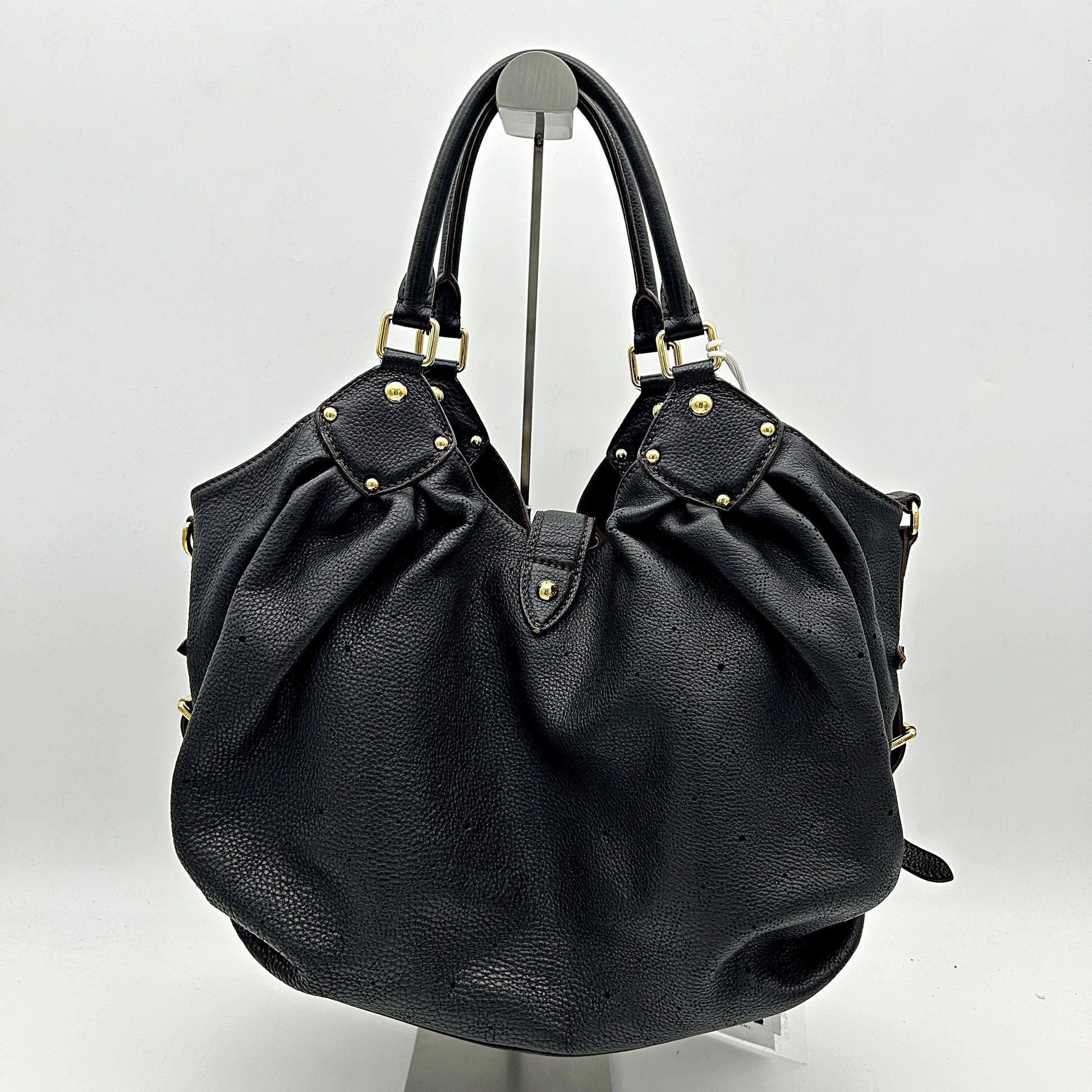 Louis Vuitton Black Monogram Mahina Leather XL Bag Louis Vuitton LA12408