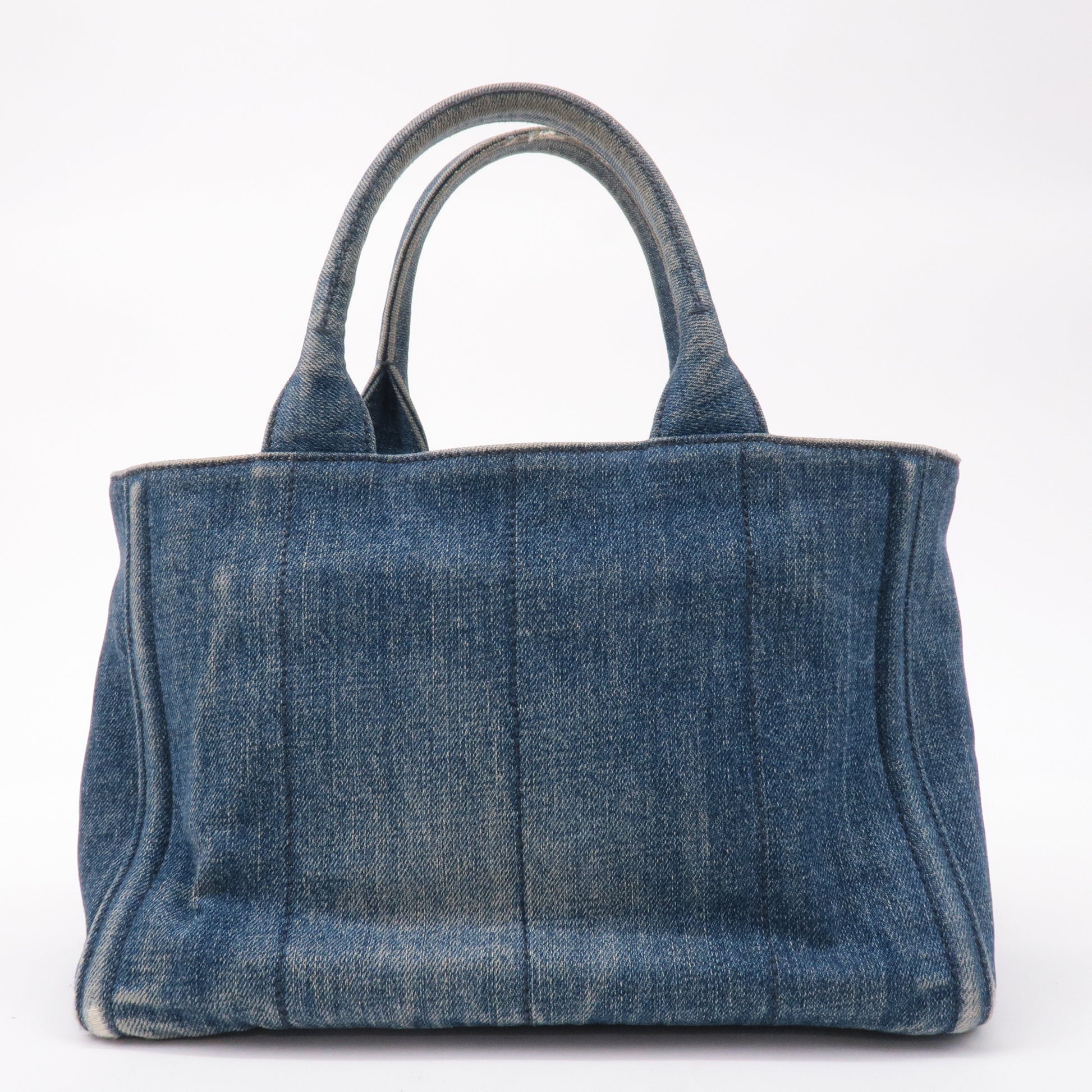 Prada Prada Bijou Canapa Mini Canvas 2Way Hand Bag Travel Bag