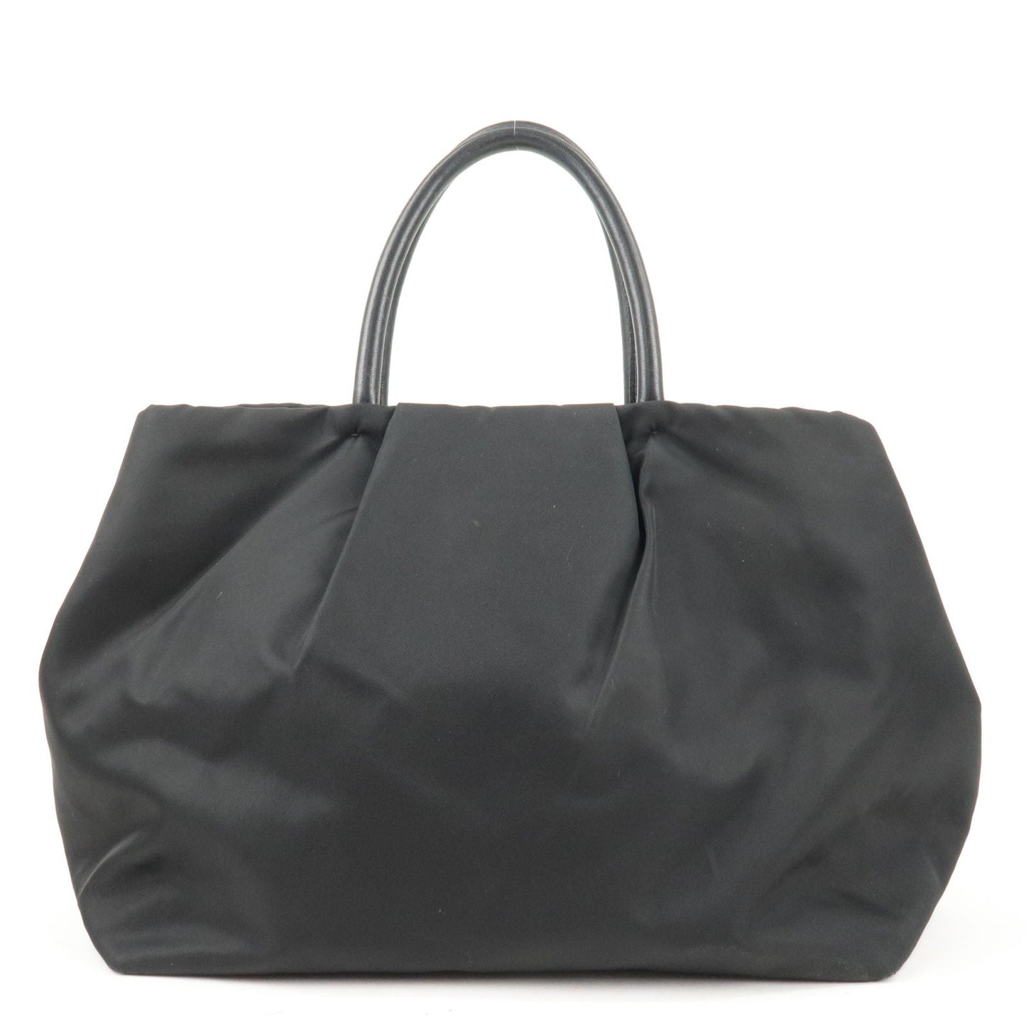 Prada Prada Nylon Leather Ribbon Hand Bag Tote Bag